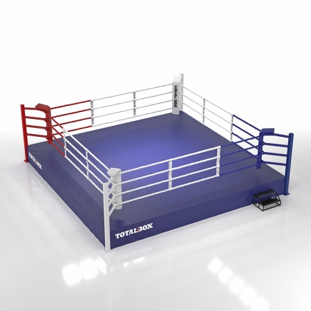 Купить Ринг боксерский Totalbox на помосте 0,5 м, 5х5м, 4х4м в Шебекине 