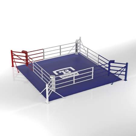 Купить Ринг боксерский напольный Totalbox на упорах 5х5м в Шебекине 